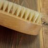 brosse à ongles douce bois naturel bi face